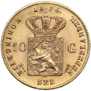 Netherlands 10 Gulden 1875 - Wilhelm III