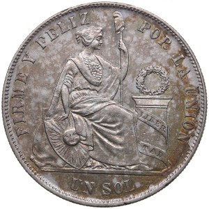 Peru 1 Sol 1869