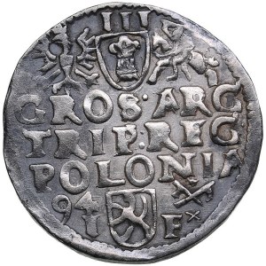 Poland 3 Grosz 1594 - Sigismund III (1587-1632)