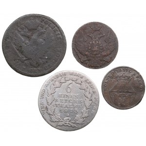 Small group of coins: Russia, Poland, Germany (4)