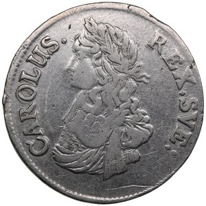 Sweden 2 Mark 1665 - Carl XI (1660-1697)