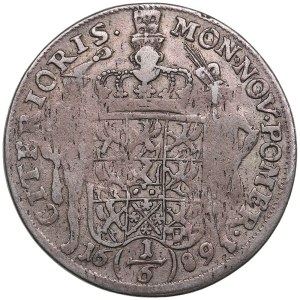 Sweden, Pomerania 1/6 Taler 1689 - Carl XI (1660-1697)