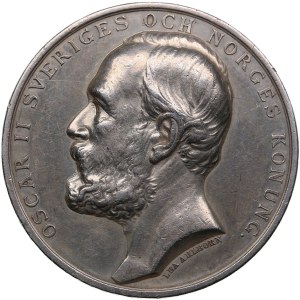 Sweden medal - Horse breeding - Oscar II (1872-1907)