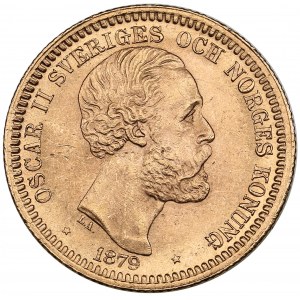 Sweden 20 Kronor 1879 - Oscar II (1872-1907)