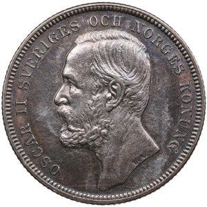 Sweden 1 Krona 1904 EB - Oscar II (1872-1907)
