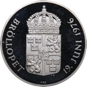 Sweden medal 1976 - Wedding of King Carl XVI Gustaf and Queen Silvia