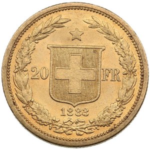 Switzerland 20 Francs 1883