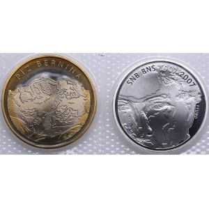 Switzerland 20 Francs 2007 & 10 Francs 2006 (2)
