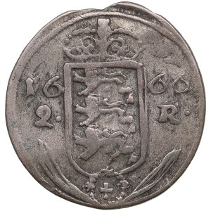 Reval, Sweden 2 Öre 1666 - Carl XI (1660-1697)