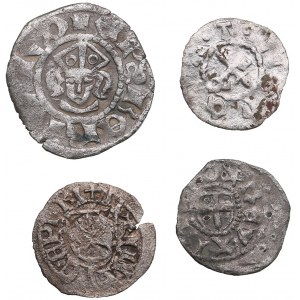 Group of Dorpat, Riga and Reval coins (4)