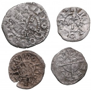 Group of Dorpat, Riga and Reval coins (4)