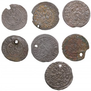 Small collection of Riga Free City coins (7)