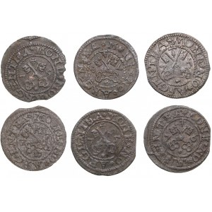 Small collection of Riga Free City coins (6)