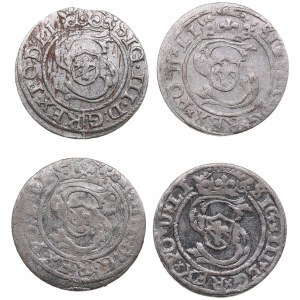 Riga, Poland Solidus 1597, 1598, 1599, 1600 - Sigismund III (1587-1632) (4)