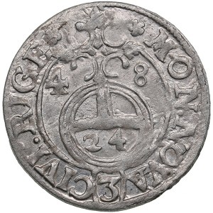 Riga, Sweden 1/24 Taler 1648 - Christina (1632-1654)