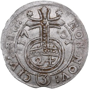 Riga, Sweden 1/24 Taler 1701 - Carl XII (1697-1718)