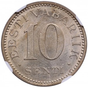 Estonia 10 Senti 1931 - NGC MS 62