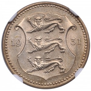 Estonia 10 Senti 1931 - NGC MS 62