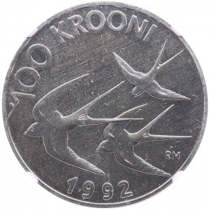 Estonia 100 Krooni 1992 - NGC PF 67