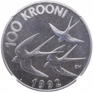 Estonia 100 Krooni 1992 - NGC PF 68