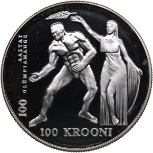 Estonia 10 Krooni 1996 - 100 years of Olympic Games