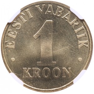 Estonia 1 Kroon 2003 - NGC MS 67