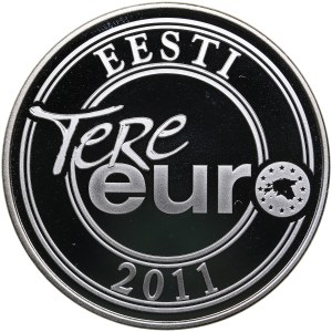 Estonia medal Tere euro 2011