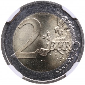 Estonia 2 Euro 2021 - Canis Lupus - NGC MS 64