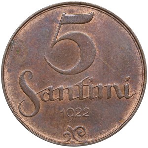 Latvia 5 Santimi 1922
