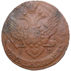 Russia 5 Kopecks 1790 EM