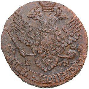 Russia 5 Kopecks 1790 EM