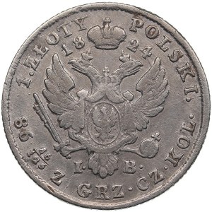 Poland, Russia 1 Zloty 1824 IB