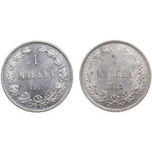 Finland, Russia 1 Markka 1915 (2)