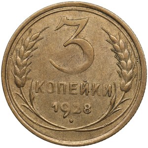 Russia, USSR 3 Kopecks 1928