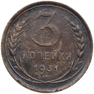 Russia, USSR 3 Kopecks 1931