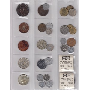 Lot of coins: Argentina, Canada, Mexico, Panama, USA, Italy, Hungary, Czechoslovakia, Guatemala, Estonia, Colombia, Nige