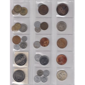 Lot of coins: Argentina, Canada, Mexico, Panama, USA, Italy, Hungary, Czechoslovakia, Guatemala, Estonia, Colombia, Nige