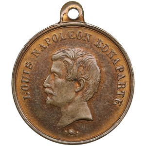France medal - 1st National Day 1852 - Louis Napoleon Bonaparte