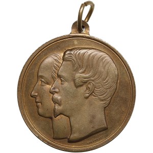 France medal 1853 - Wedding with Eugenie de Montijo at Notre-Dame - Napoleon III (1852-1871)