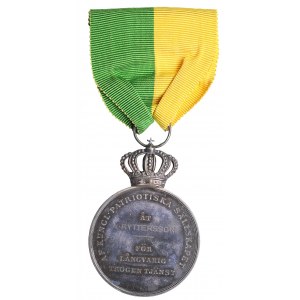 Sweden medal - Award Medal Gustav V for long faithful service