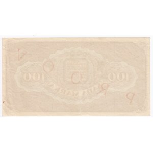 Estonia 100 Marka 1923 - Uniface - Back Specimen