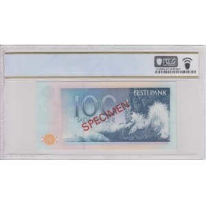 Estonia 100 Krooni 1991 - Specimen - PCGS 67 PPQ SUPERB GEM UNC