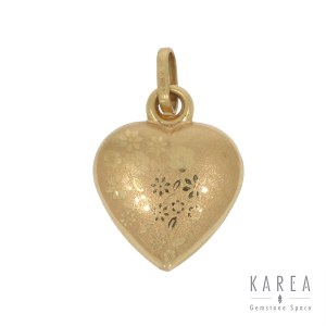 Charm in the form of a heart, Western Europe, 20th century.