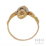 Ring with iris motif, France, 19th/20th century, Art Nouveau