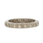So-called eternity ring, France, 1st half of the 20th century.