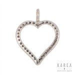 Heart pendant, contemporary