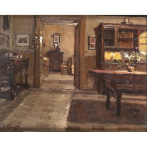 FRANCESCO GALANTE (Margherita di Savoia, 1884 - Naples, 1972), Home interior