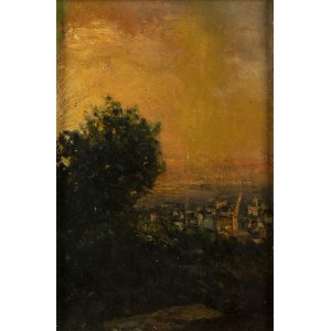 VALERIO LACCETTI (Vasto, 1836 - Rome, 1909), Sunset