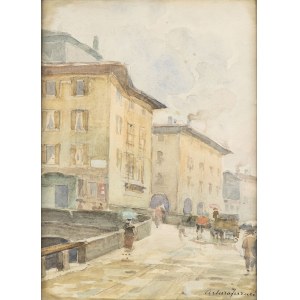 ARTURO FERRARI (Milano, 1861 - 1932), Bridge of P. Villoria