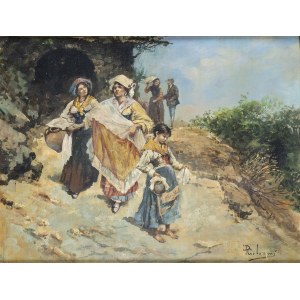 RICCARDO CELOMMI (Teramo, 1967), Strolling peasant women